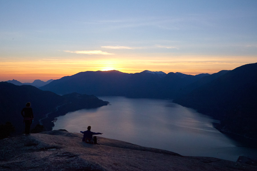 Sunset from the Chief, Squamish, BC